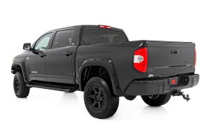 Toyota Tundra Aluminum Running Boards - Rough Country - HD2 - Black - '07-'21 Toyota Tundra Aluminum Running Boards - Rough Country - HD2 - Black - '07-'21